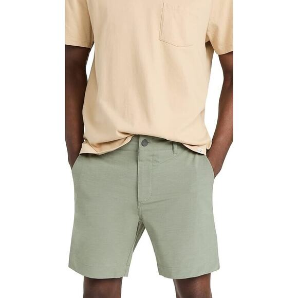 FAHERTY Belt Loop All Day 9" Shorts Drawstring in Grey - Picture 2 of 12